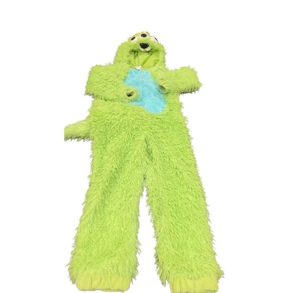 Monster Hooded Jumpsuit Halloween Costume size 4-5T - Picture 4 of 11